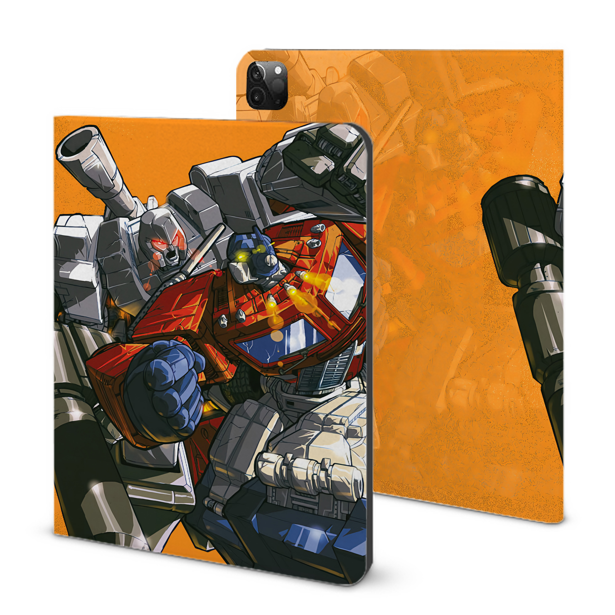 （画像用） Transformers トランスフォーマー IPadケース ペンホルダー付き ブックスタイルデザイン